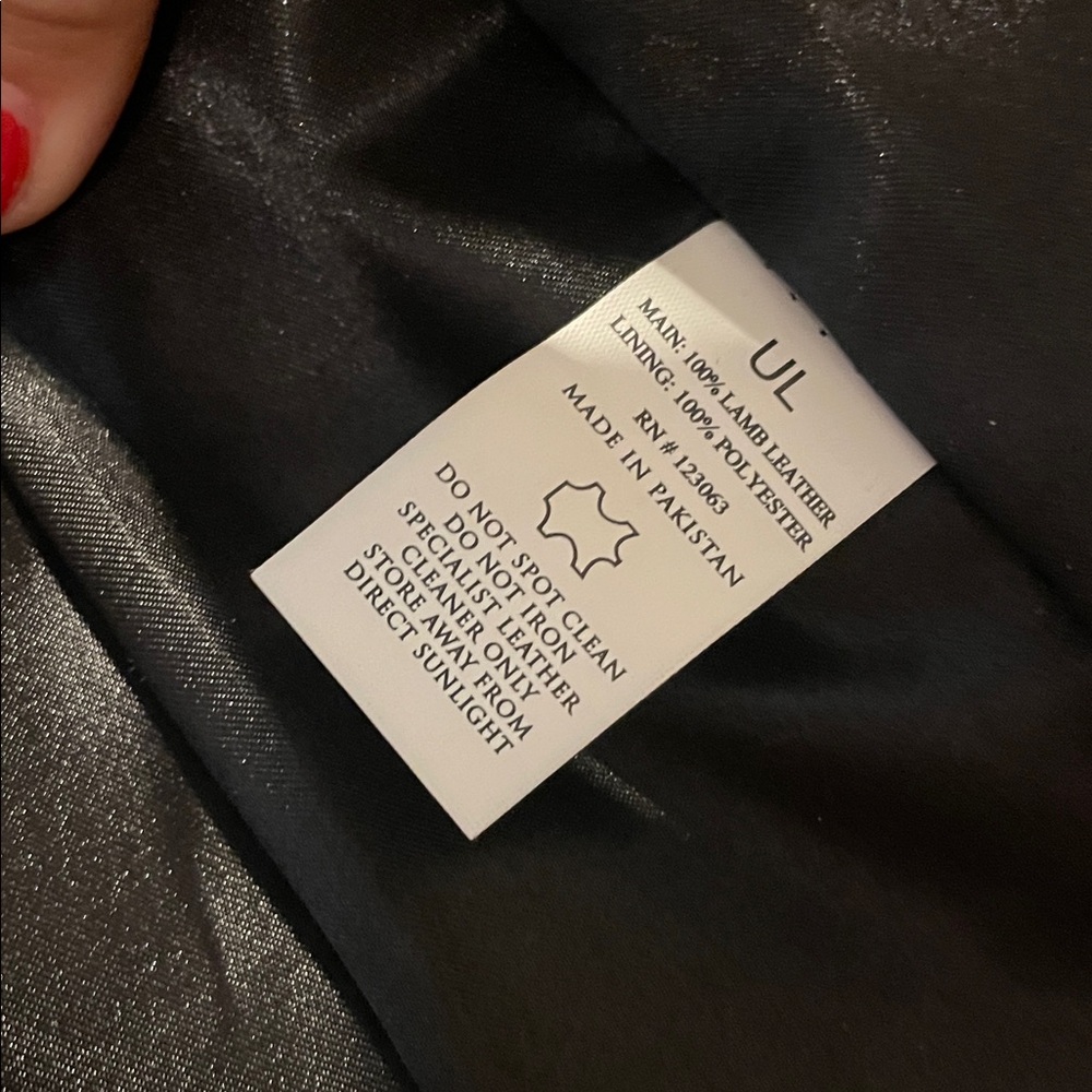 Fringed Tan Leather Jacket - Picture 3 of 6